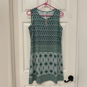 Cool sleeveless summer dress Small stretchy fabric.